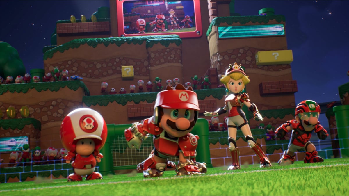 All Playable Characters in Mario Strikers Battle League