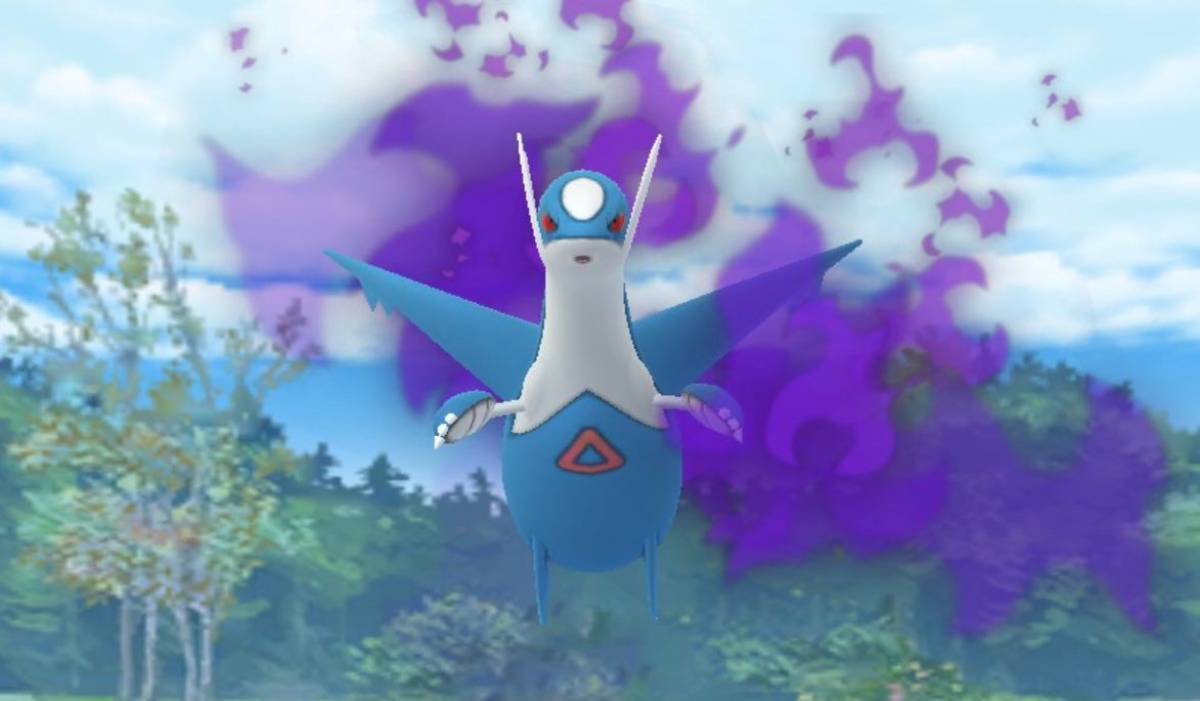 screenshot of shadow latios in pokemon go