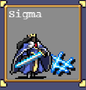 queen sigma character icon in vampire survivors