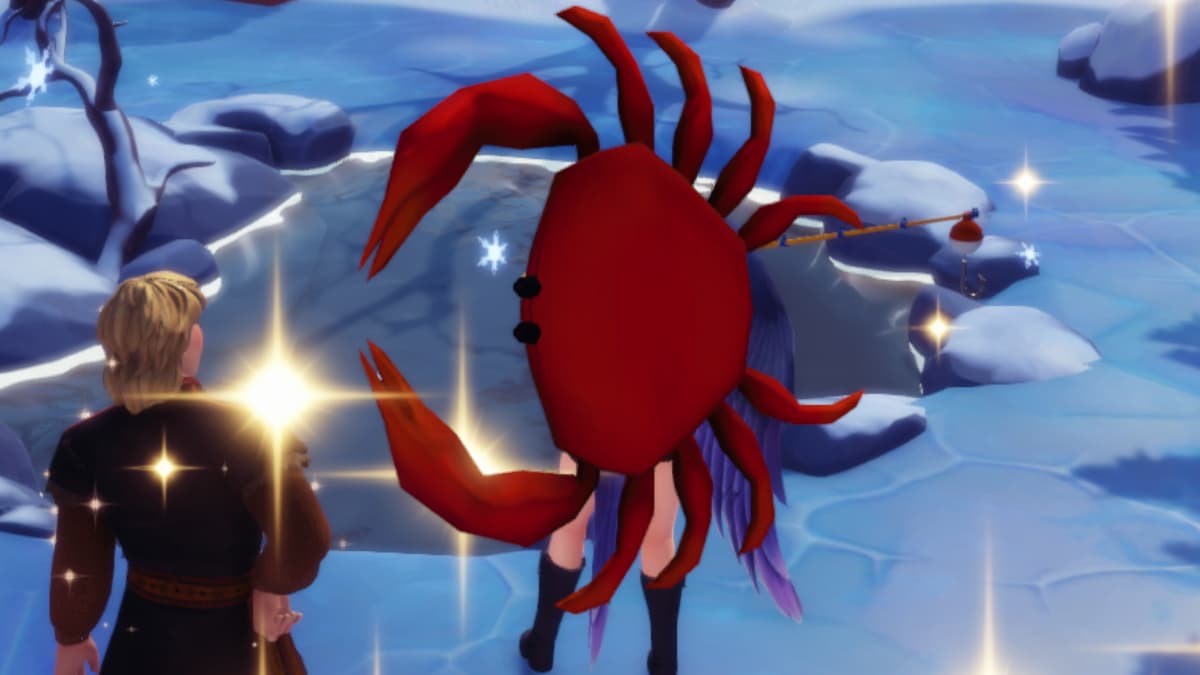 Disney Dreamlight Valley Crab Fishing