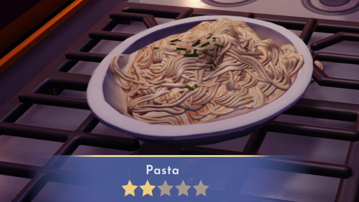 Disney Dreamlight Valley Pasta Recipe