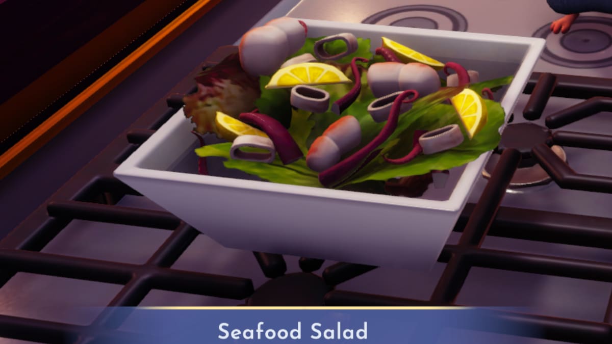 Disney Dreamlight Valley Seafood Salad Recipe