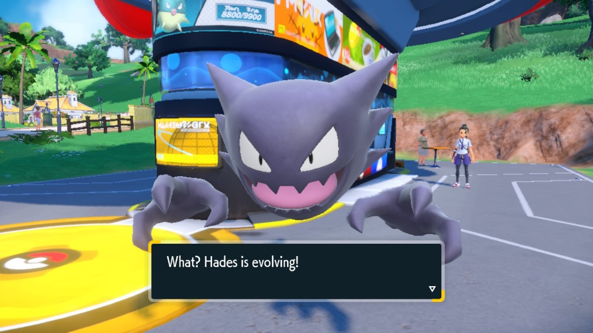 evolving haunter in pokemon scarlet and violet