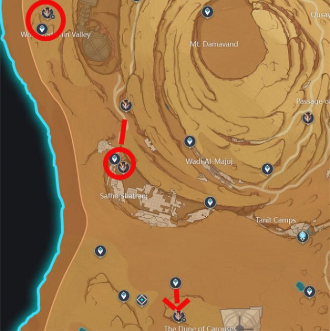 Consecrated Beasts Locations 2