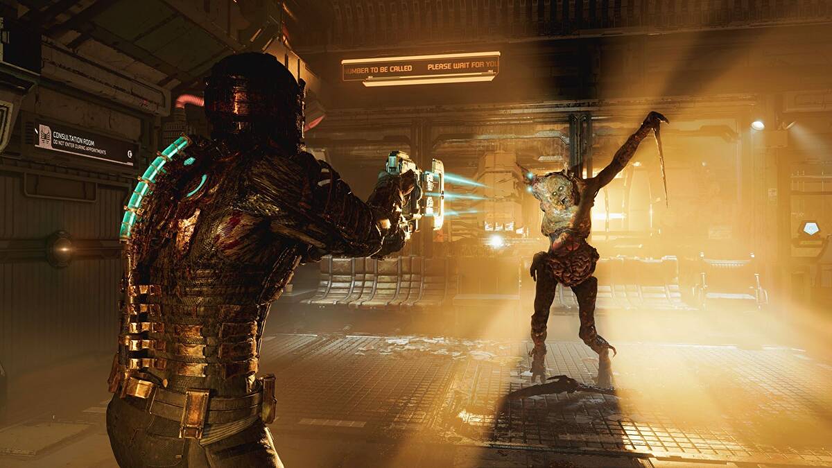 Dead Space Remake Necromorph Fight