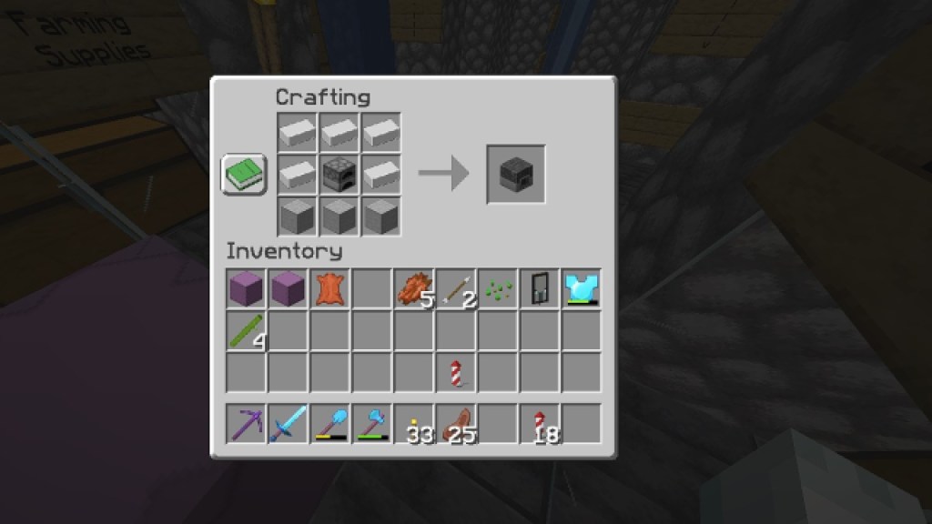 Minecraft Blast Furnace Crafting Recipe