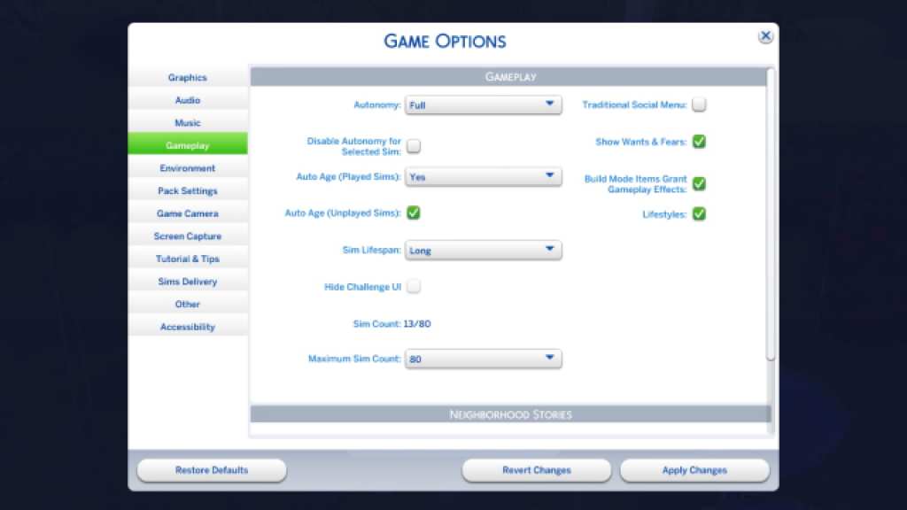 Sims 4 Update Disabling Wants and Fears