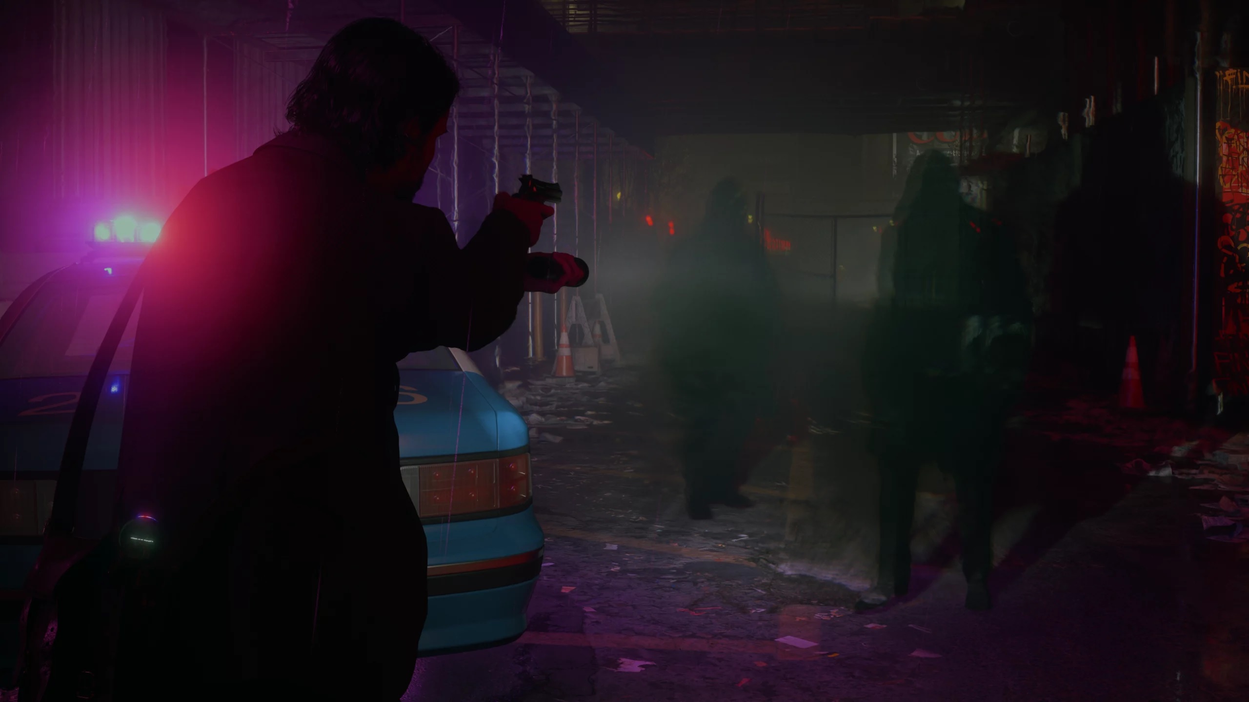 Alan Wake 2 Battle in Dim Space