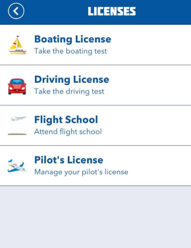 Pilot License and Flight School BitLife