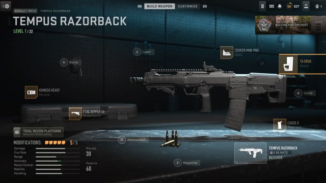 Tempus Razorback Loadout MW2