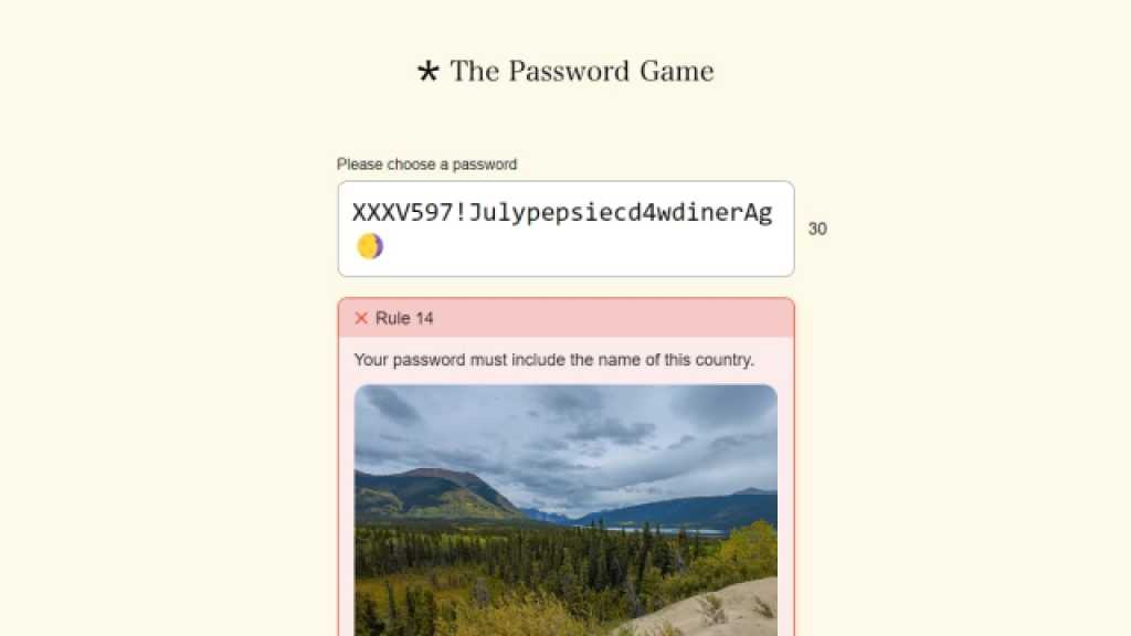 The Password Game Moon Emoji