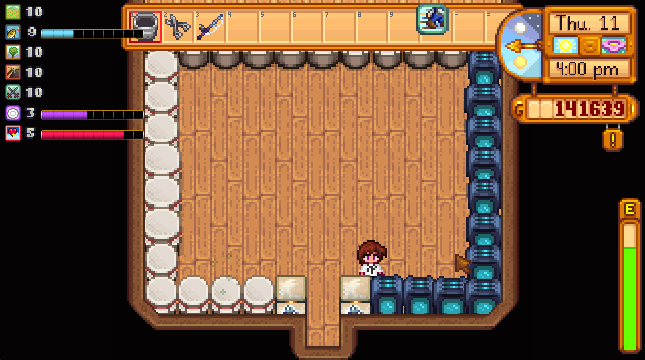 Crystalarium Farm in Stardew Valley