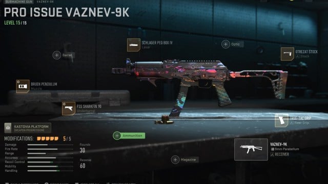 Vaznev-9k Loadout MW2