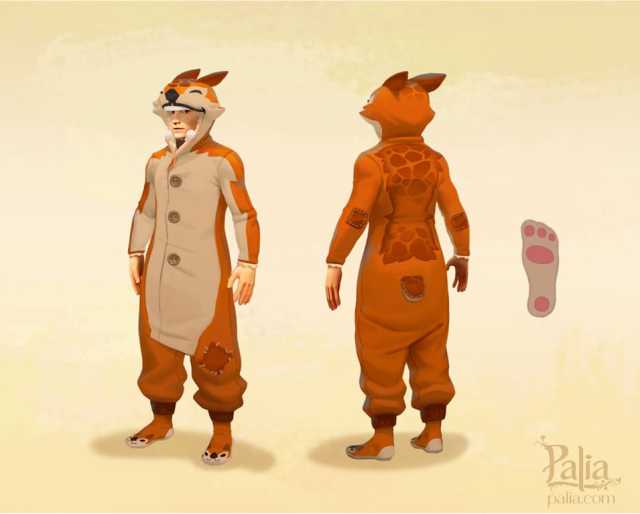 Palia Fox Onesie Cosmetic Item