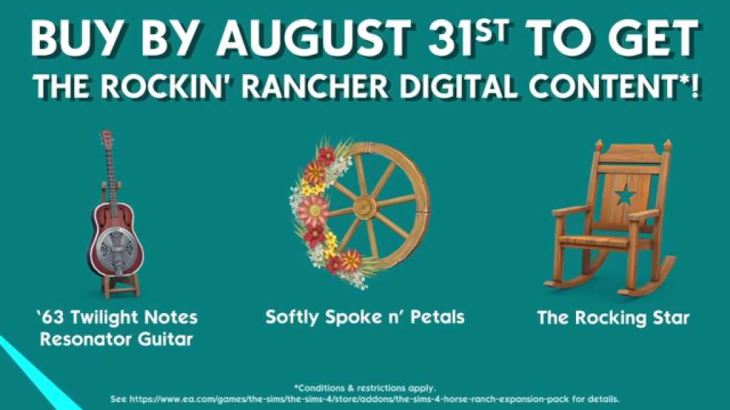 The Sims 4 Pre-Order Bonuses Horse Ranch Expansion