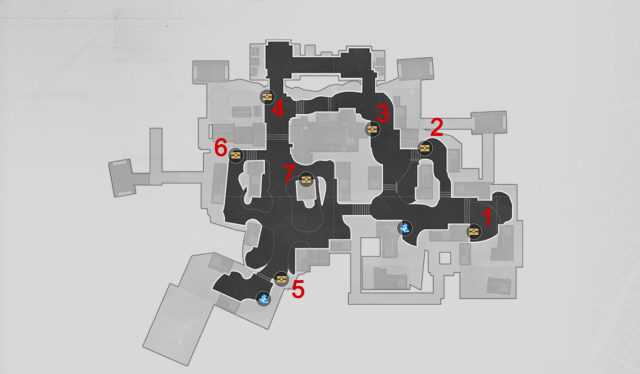 Aurum Alley Treasure Location Map in Honkai: Star Rail