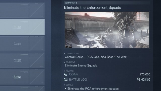 Chapter 3 mission decision Armored Core 6