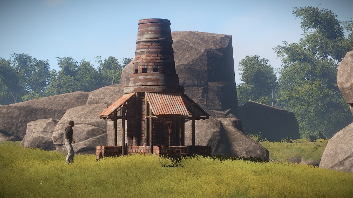 Rust Large Furnace for Gunpowder