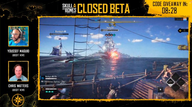 Skull and Bones Beta Streams