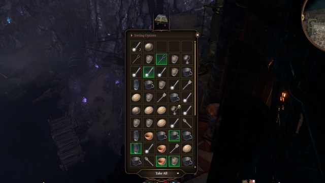 Chest of the Mundane inventory 