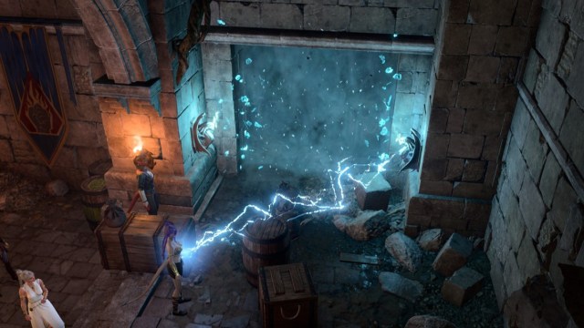 Use electricity on dragon head lantern 