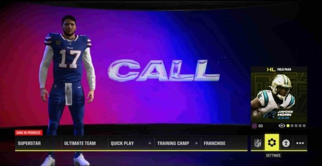 new main menu in madden 24