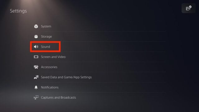 change ps5 settings to mute beep sound