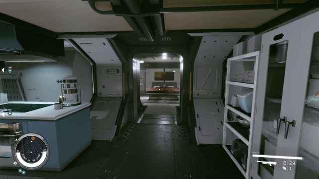 starfield screenshot of crew quarters