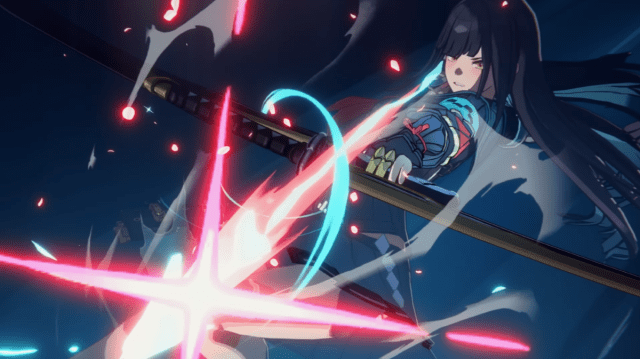 Unconfirmed Female with Dark Hair and a Sword/Bow from Project Mugen