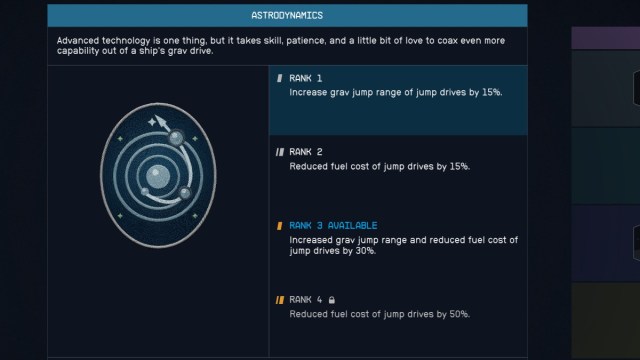 Starfield Astrodynamics Skill