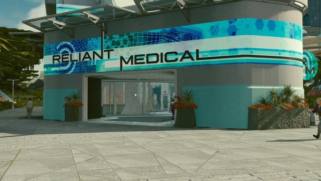 Starfield screenshot of the Reliant Medical building