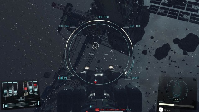 Starfield Vanguard Piloting Simulator Hide