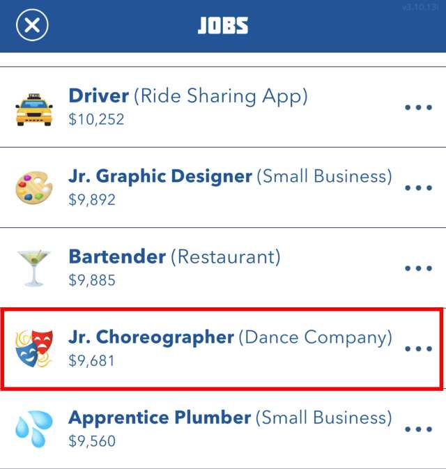 Choreographer Job in BitLife