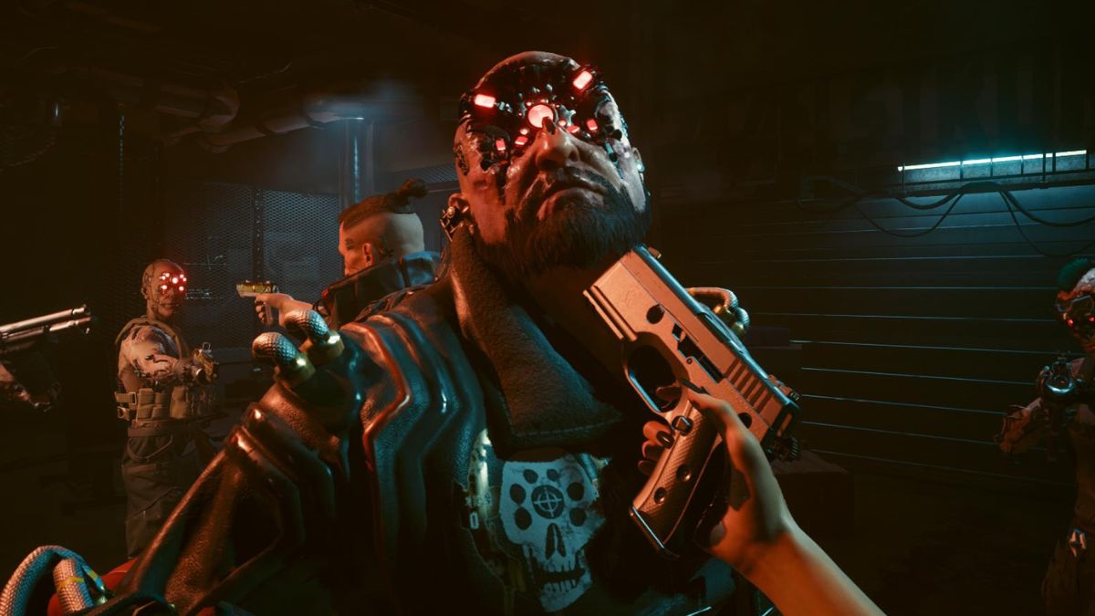 Screenshot of Royce in Cyberpunk 2077.