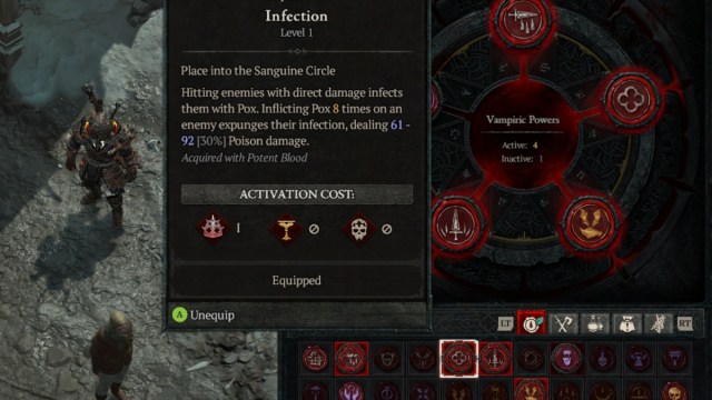 Diablo 4 Infection Vampiric Power