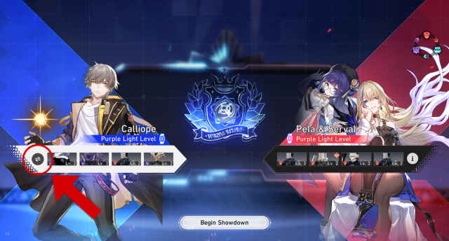 Trailblazer vs Pela & Serval in Aetherium Wars Event in Honkai: Star Rail