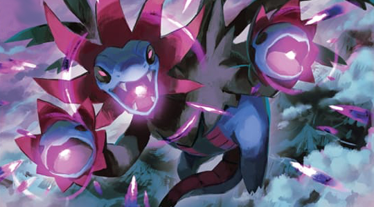 Official Pokémon TCG art of Hydreigon.