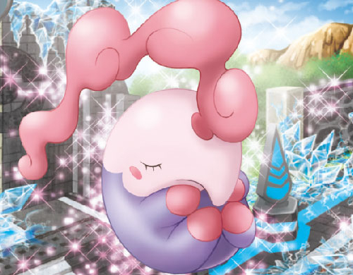 An official Pokémon TCG illustration of Musharna.