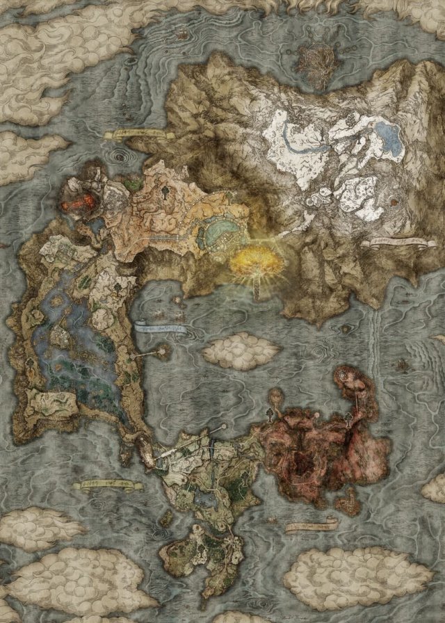 Elden Ring Map Displate