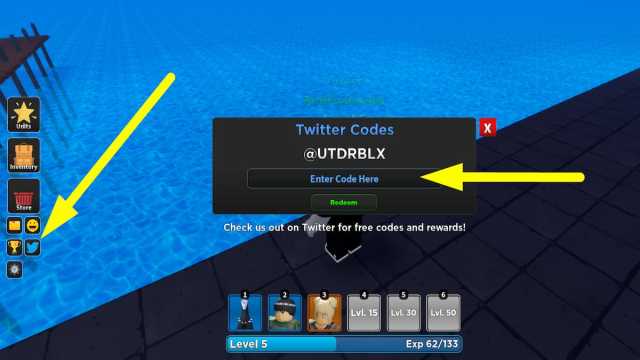 How to redeem codes in Ultimate Tower Defense