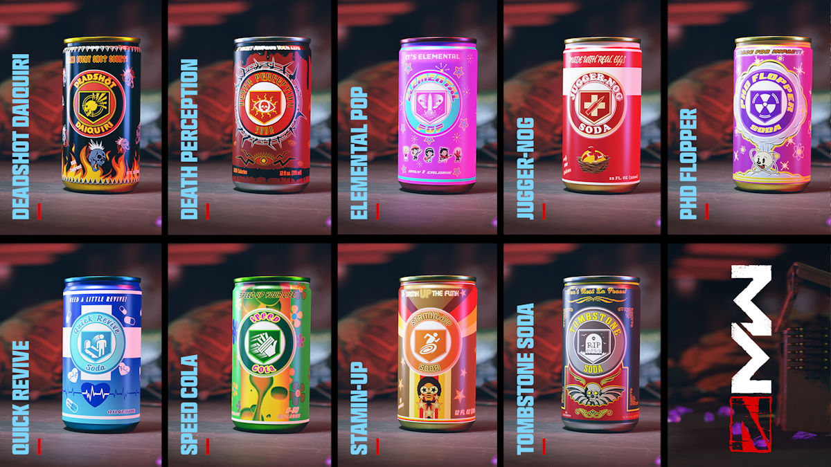 MW3 Zombies Perk-a-Colas