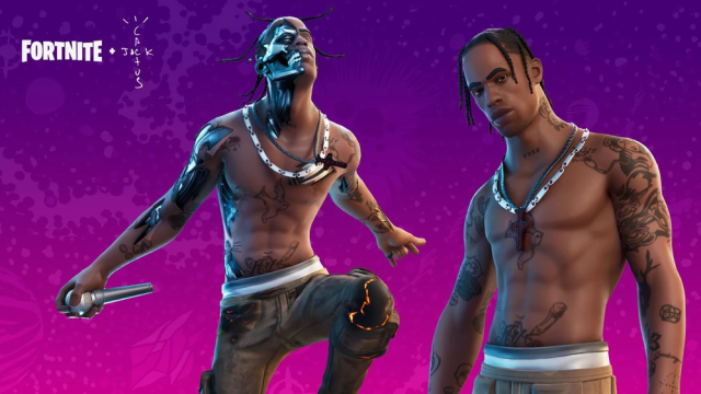 Travis Scott Fortnite skin