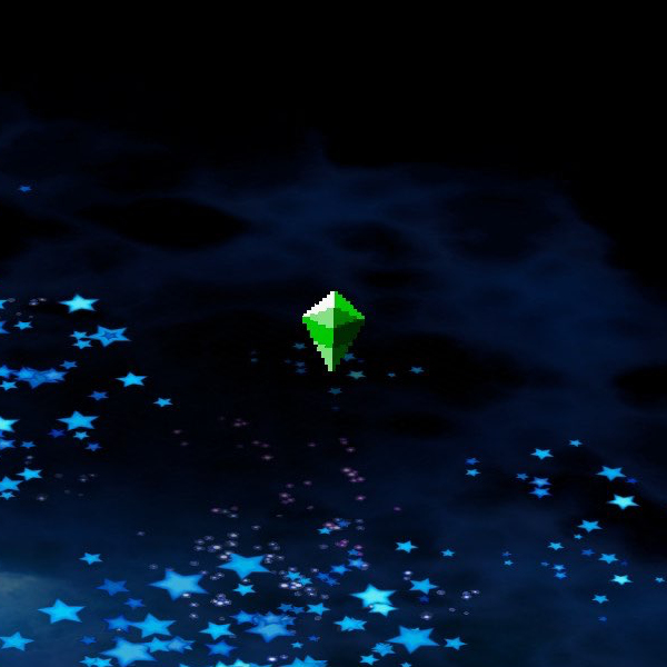 A screenshot of the Wind Crystal in Super Mario RPG.