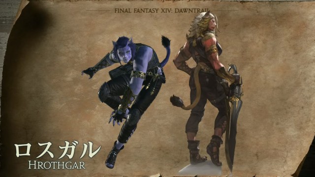 FFXIV Female Hrothgar Revealed Info