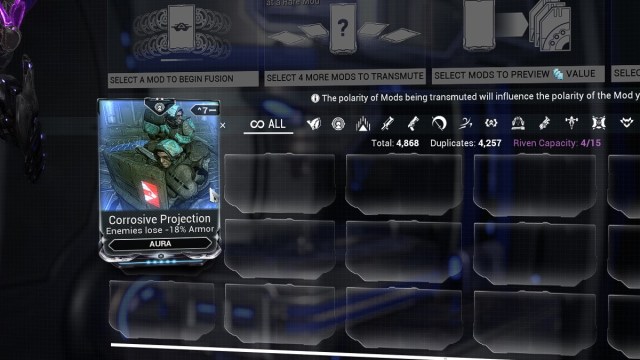 Warframe Corrosive Projection