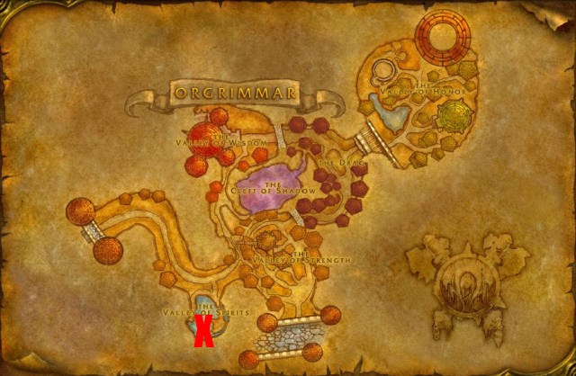 WoW SoD Sharing the Faith Location Ogrimmar