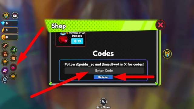 How to redeem codes in Anime Fantasy Simulator