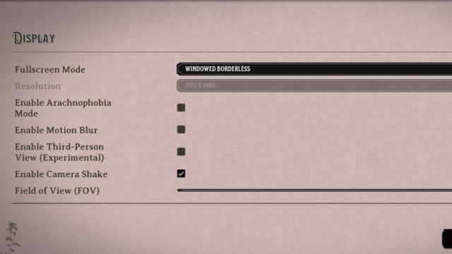 Nightingale Display Settings