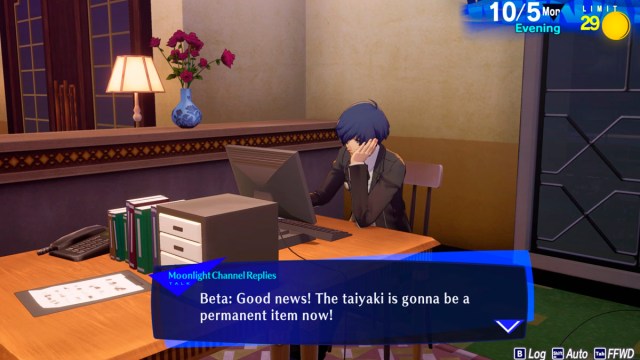 Persona 3 Reload Chilled Taiyaki Computer