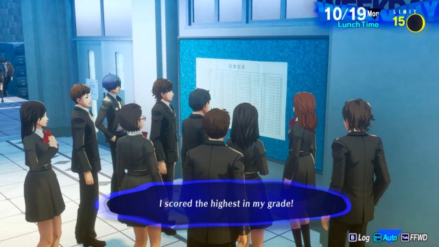 Persona 3 Reload October Tests Answers Results